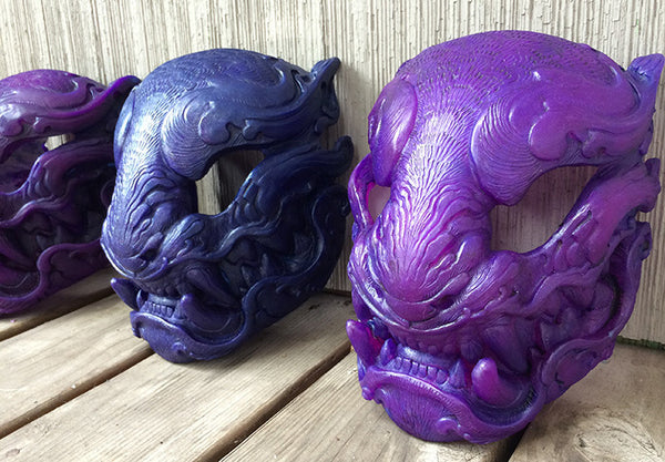 PURPLE PANTHER GLOW IN THE DARK MASK