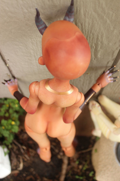 LILLYCAT "LYSE" - caramel skin CUSTOMIZED BALL JOINTED DOLL