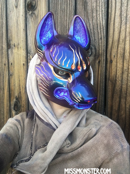 FOX MASK- WASTELAND RUST