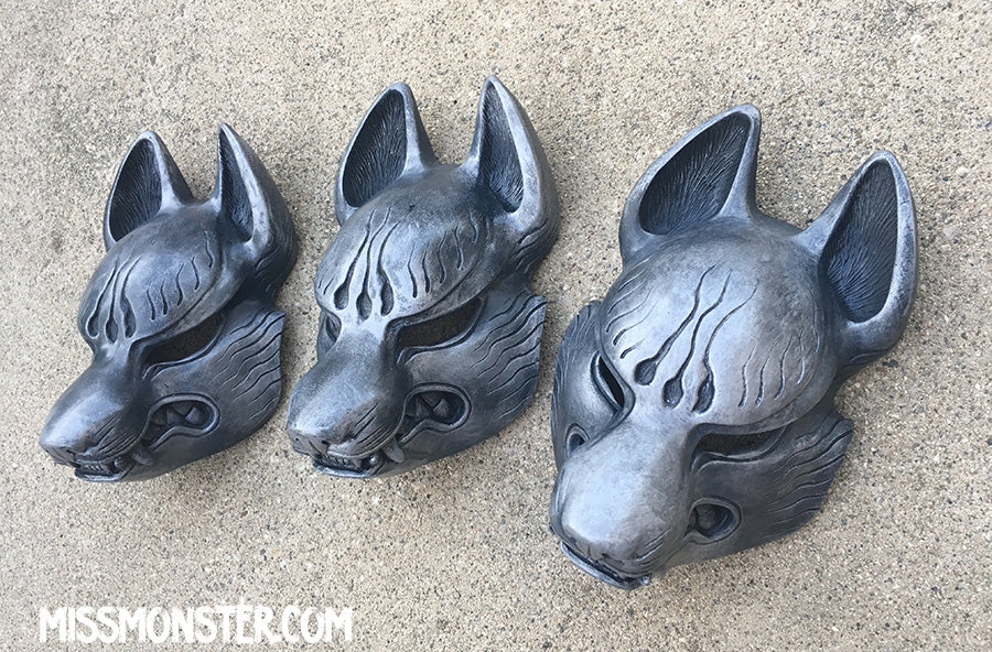 FOX MASK- AGED SILVER – missmonster