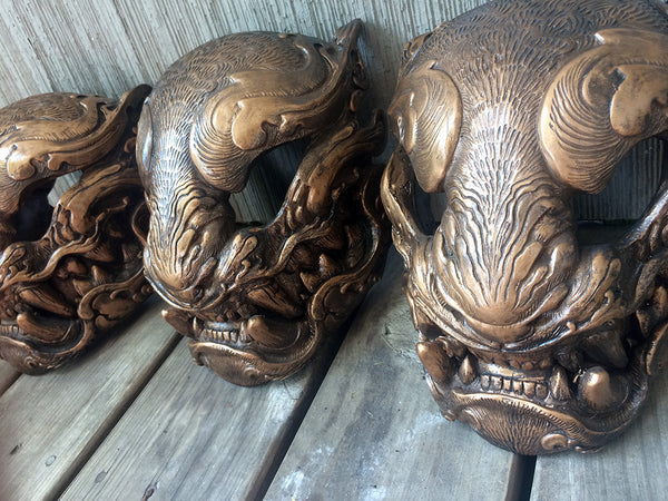 OLD COPPER FINISH- READY TO WEAR PANTHER MASK