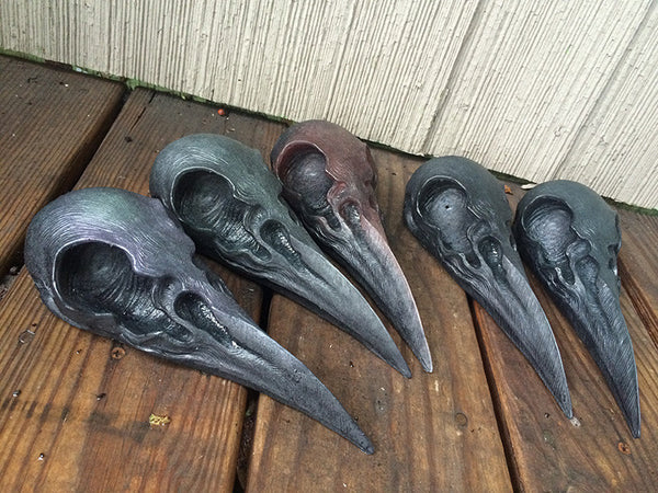 CROW SKULL SCONCE LIGHT