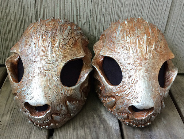 HATE WRAITH- READY TO WEAR FINISHED MASK "RUSTED CHROME"