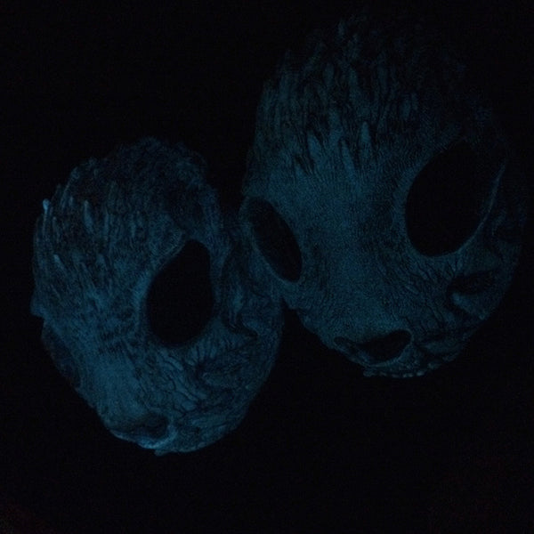 HATE WRAITH- READY TO WEAR, PAINTED MASK- GLOW IN THE DARK