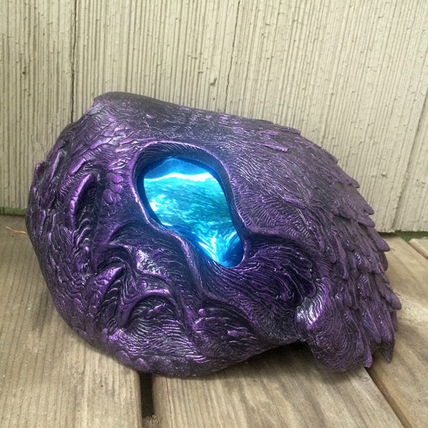 HATE WRAITH MASK- PURPLE WITH BLUE LENSES