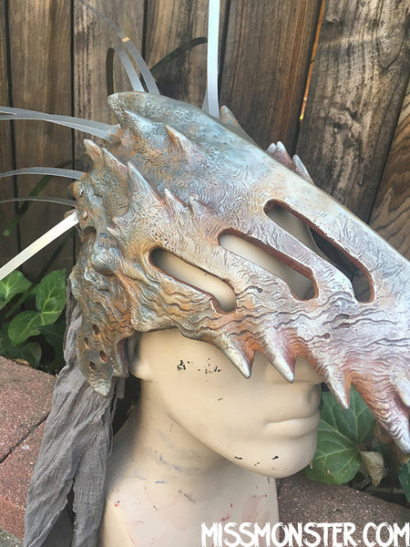 METAL QUILL CORVUS HELM- ONE OF A KIND, READY TO SHIP
