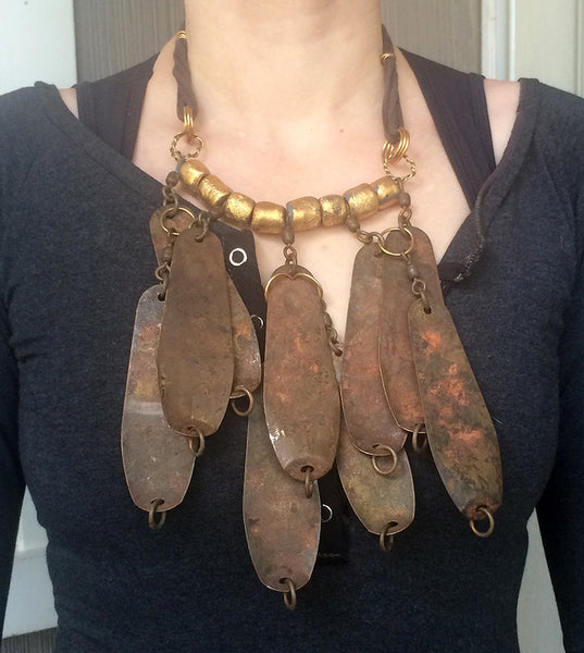 POST APOCALYPTIC NECKLACE- COPPER LURES