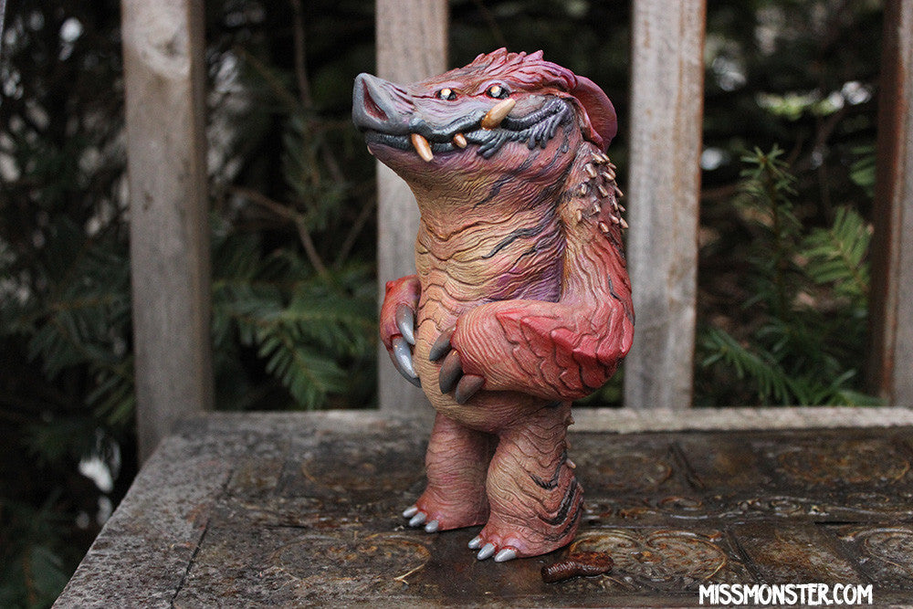 CUSTOM LISTING- HAWGMAW CAST TOY- PAINTED , ONE OF A KIND- STRIPE