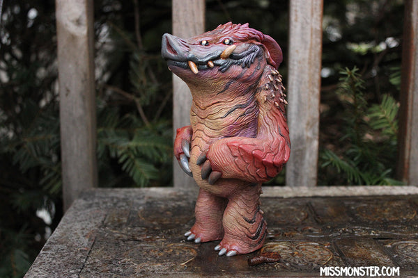 CUSTOM LISTING- HAWGMAW CAST TOY- PAINTED , ONE OF A KIND- STRIPE