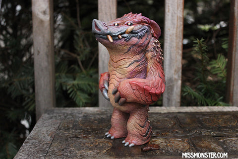 CUSTOM LISTING- HAWGMAW CAST TOY- PAINTED , ONE OF A KIND- STRIPE