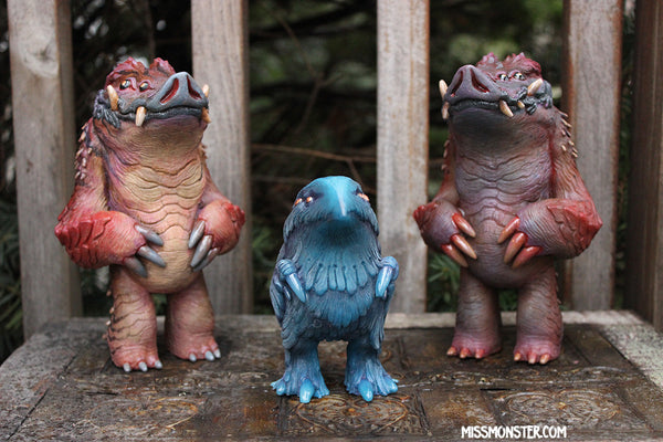 CUSTOM LISTING- HAWGMAW CAST TOY- PAINTED , ONE OF A KIND- STRIPE