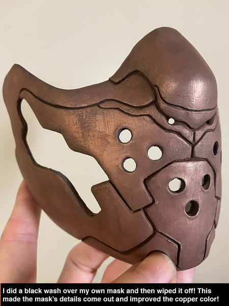 COLD CAST COPPER FACE MASK - PATREON ONLY