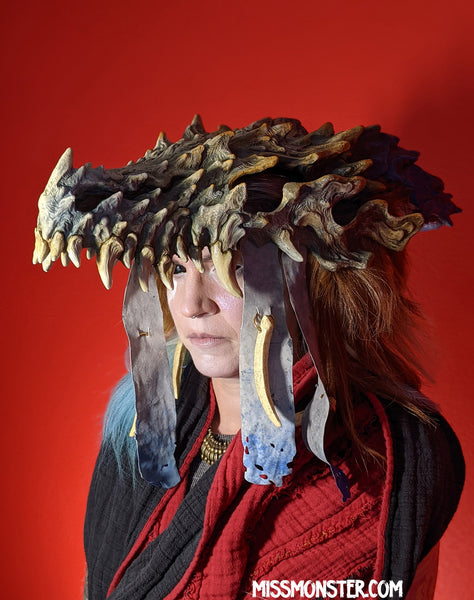 BONE DRAGON HEADDRESS