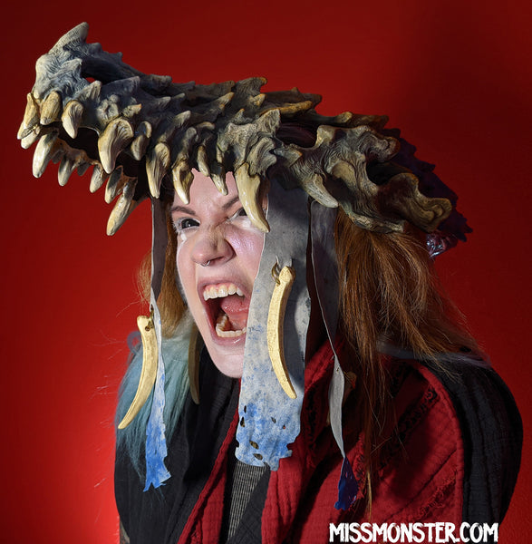 BONE DRAGON HEADDRESS