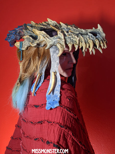 BONE DRAGON HEADDRESS