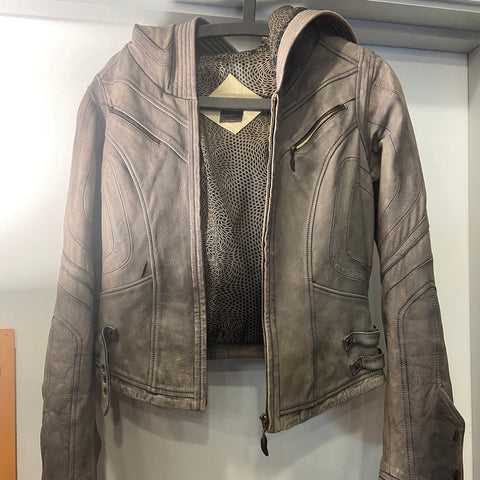 CLOTHING SALE- AYYAWEAR RARE TERRACE LEATHER JACKET WOMENS MEDIUM
