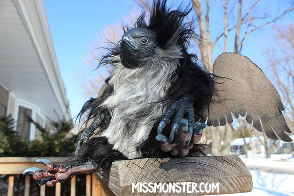 SQUEEPS MCGILLICUTTY THE GRYPHON- OOAK DOLL