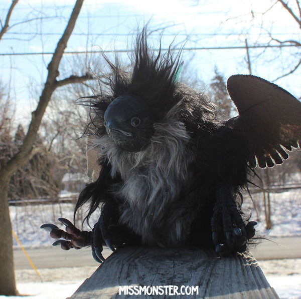 SQUEEPS MCGILLICUTTY THE GRYPHON- OOAK DOLL