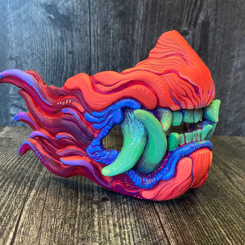 SNARL MASK- ELECTRIC BEAST - READY TO WEAR