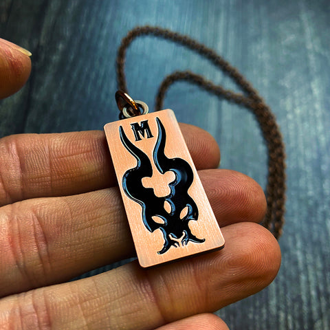 PATREON - COPPER MONSTER PENDANT