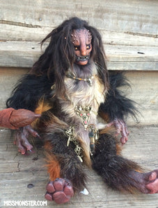 ALMACH THE MANTICORE- OOAK ORIGINAL HANDMADE DOLL