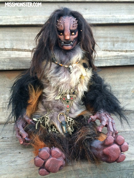 ALMACH THE MANTICORE- OOAK ORIGINAL HANDMADE DOLL