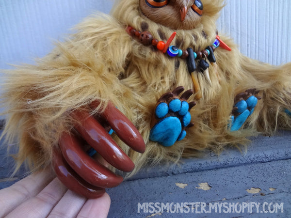 FINKLE THE BABY OWLBEAR DOLL CUSTOM LISTING