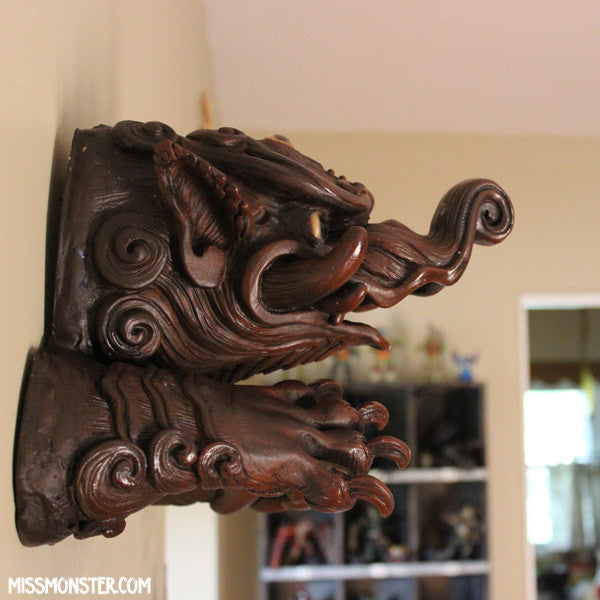 BAKU WALL SCULPTURE- ANTIQUE WOOD