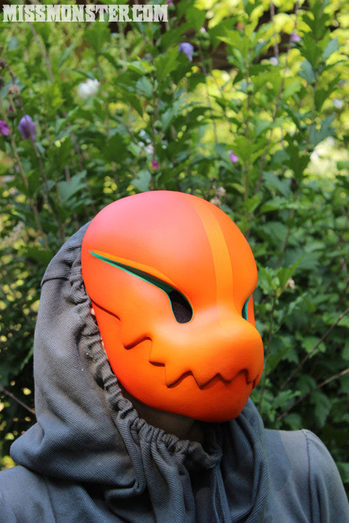 CHOMPY "SUNSET"- PAINTED, READY TO WEAR LIMITED EDITION MASK