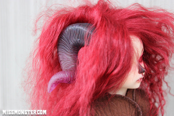 BJD RAM HORNS- FIRE