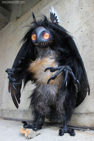 OWLMAN OF CORNWALL OOAK DOLL- ELWYN