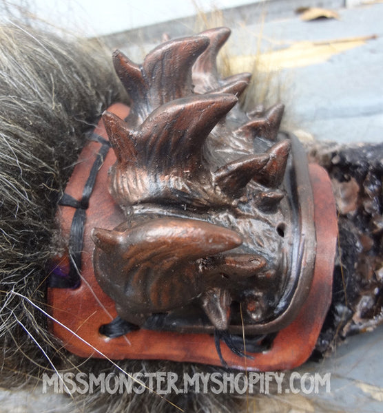 BLANK RAW CAST SPIKED HAND GUARDS
