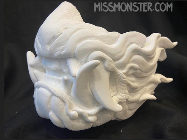 SNARL HALF MASK BLANK- *** PRE-ORDER! WILL NOT SHIP FOR 4-8 WEEKS***