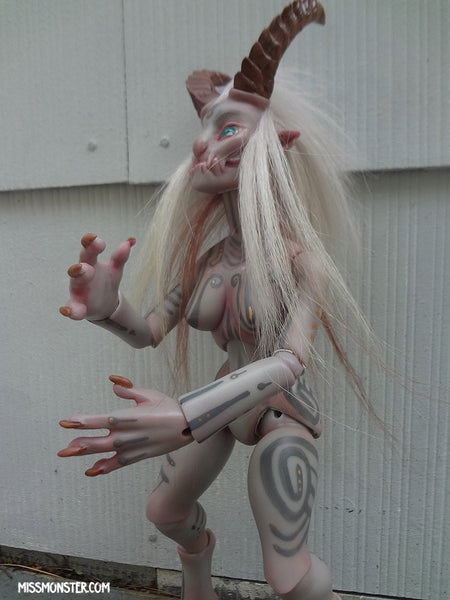PRO CAST- PASTEL EUSAPIA- BALL JOINTED DEMON DOLL