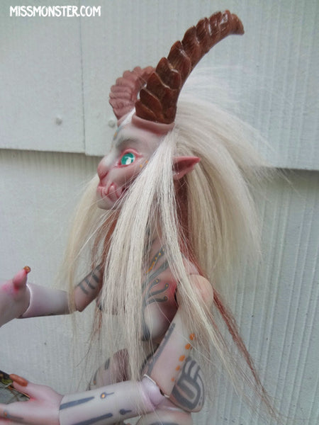 PRO CAST- PASTEL EUSAPIA- BALL JOINTED DEMON DOLL