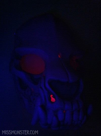 SKULL BEAST WALL LIGHT- PURPLE UV