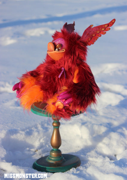 WEET THE PORKBAT- ORIGINAL HANDMADE OOAK DOLL