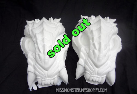 DIY BLANK RAW CAST SHOULDER ARMOR