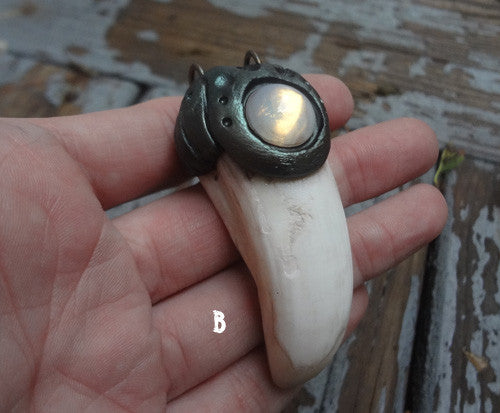 BOAR TUSK OOAK PENDANT