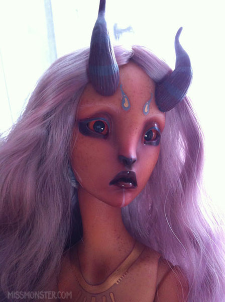LILLYCAT "LYSE" - caramel skin CUSTOMIZED BALL JOINTED DOLL